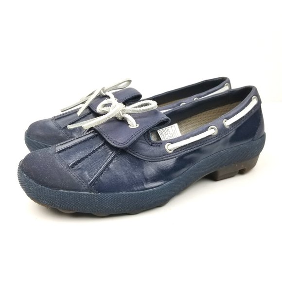 Ugg Navy Blue Ashdale Duck Moc Sheepskin Shoes - Picture 3 of 9